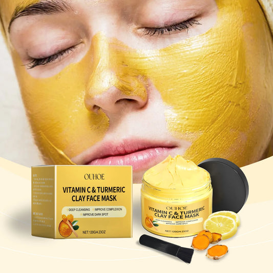 Ouhoe Vitamin C & Turmeric Clay Mask