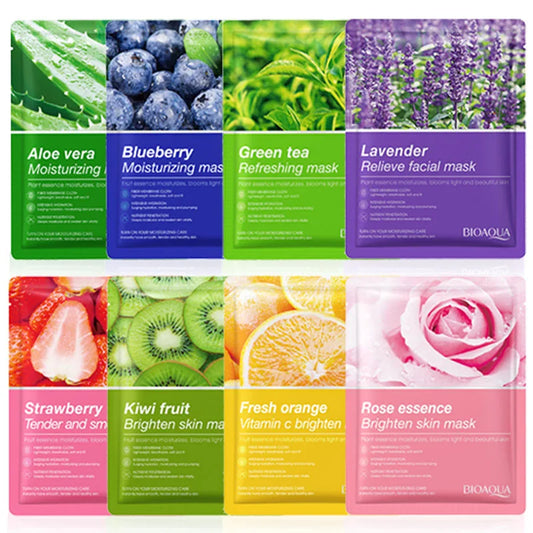 8pcs Moisturizing Facial Masks