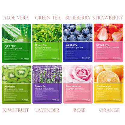 8pcs Moisturizing Facial Masks